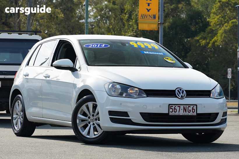 White 2014 Volkswagen Golf Hatchback 90 Tsi Comfortline
