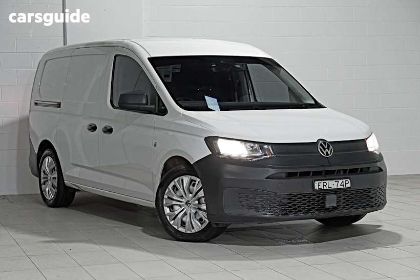 White 2021 Volkswagen Caddy Commercial TDI320 F