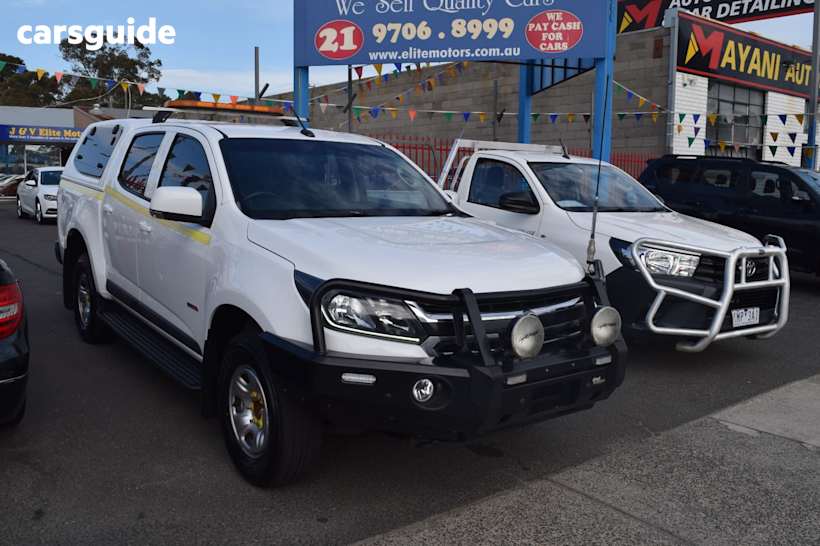 White 2018 Holden Colorado Crew Cab Pickup Ls (4X4)