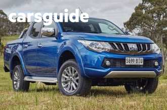 Grey 2017 Mitsubishi Triton Dual Cab Utility Gls (4X4) Sports Edt
