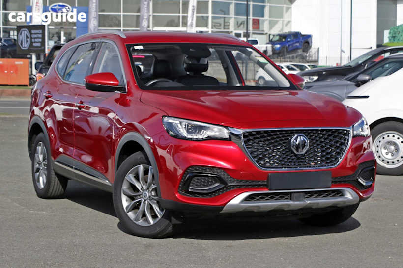 Red 2022 MG HS Plus EV SUV EXCITE F