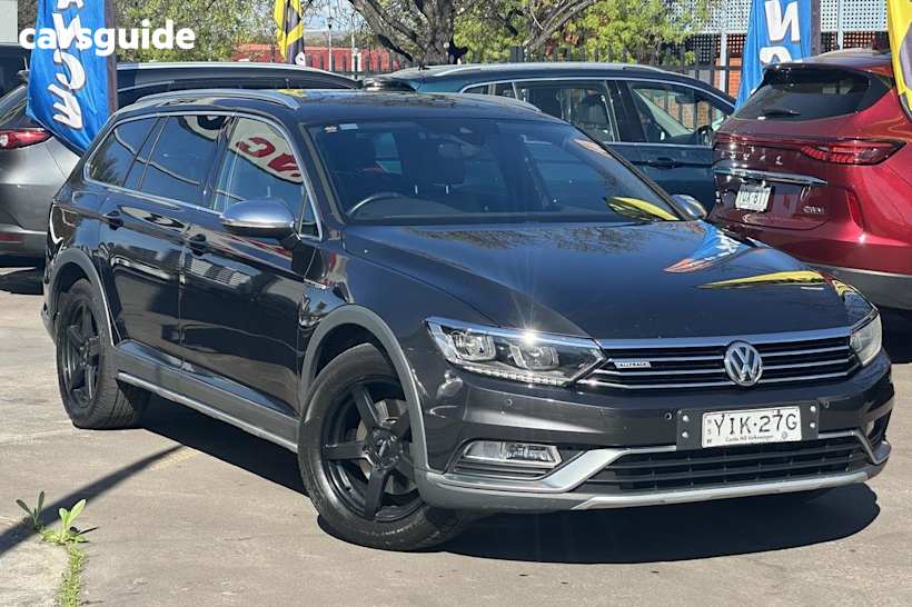 Grey 2018 Volkswagen Passat Wagon Alltrack Wolfsburg Edt