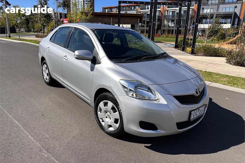 Silver 2011 Toyota Yaris Sedan Yrs
