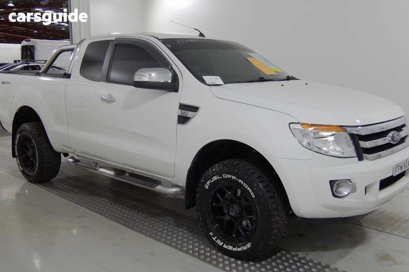 White 2014 Ford Ranger Super Cab Utility Xlt 3.2 Hi-Rider (4X2)