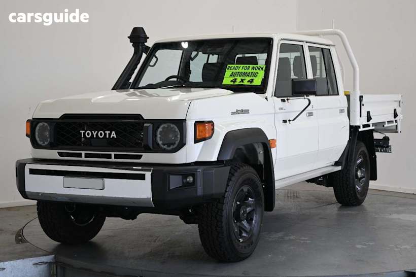 White 2025 Toyota Landcruiser Ute Tray GXL 4X4