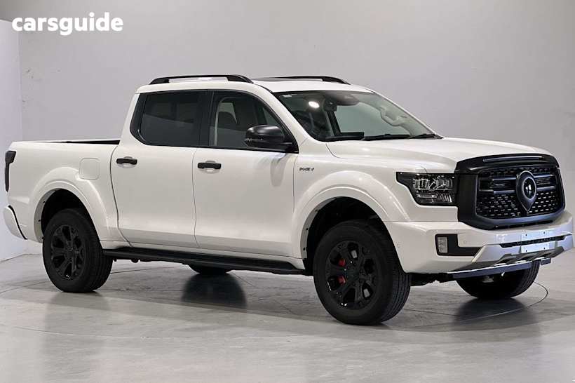 White 2025 GWM Cannon Alpha Ute Tray ULTRA PHEV 4WD
