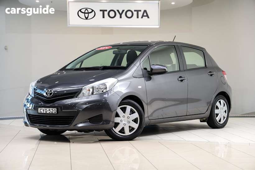 Grey 2014 Toyota Yaris Hatchback Yrs