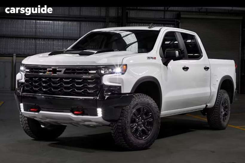 Black 2025 Chevrolet Silverado Crew Cab Pickup 1500 Zr2