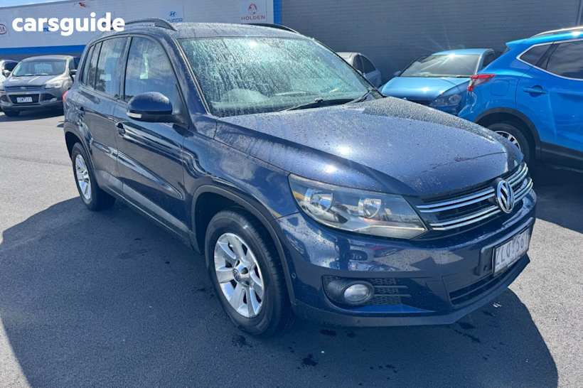 Blue 2012 Volkswagen Tiguan SUV 132 TSI PACIFIC 5NC MY12