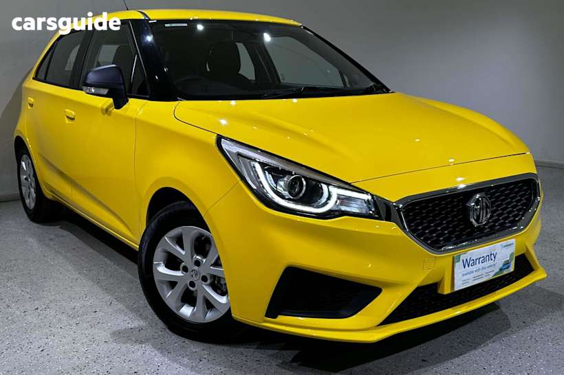Yellow 2022 MG MG3 Hatch CORE F