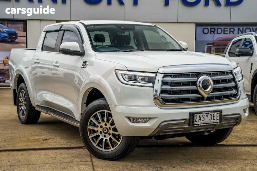 White 2024 GWM UTE Ute Tray CANNON 4X4