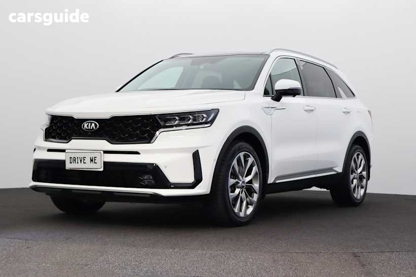 White 2021 Kia Sorento SUV GT-LINE F