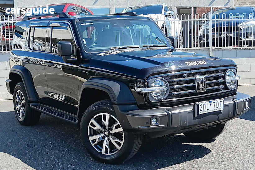 Black 2024 GWM Tank 300 SUV ULTRA HYBRID 4X4