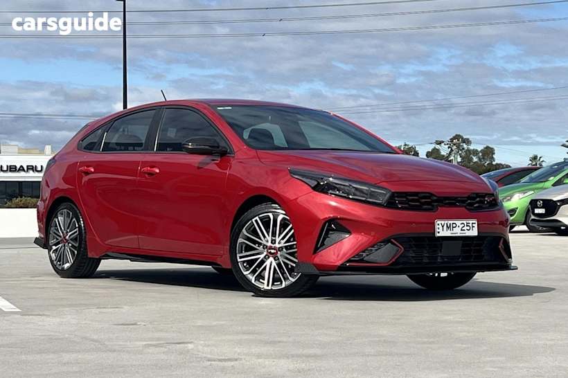 Red 2021 Kia Cerato Hatchback Gt
