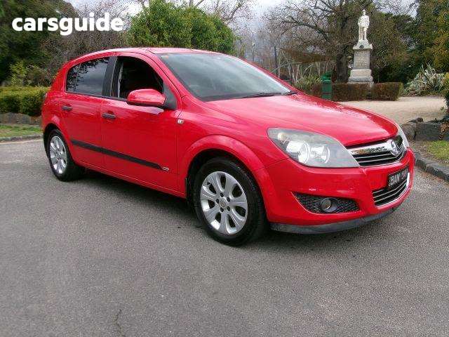 Red 2009 Holden Astra Hatch CD F