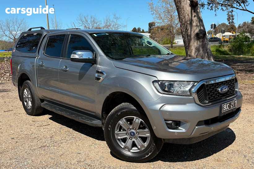 Silver 2021 Ford Ranger Ute Tray XLT 4X4