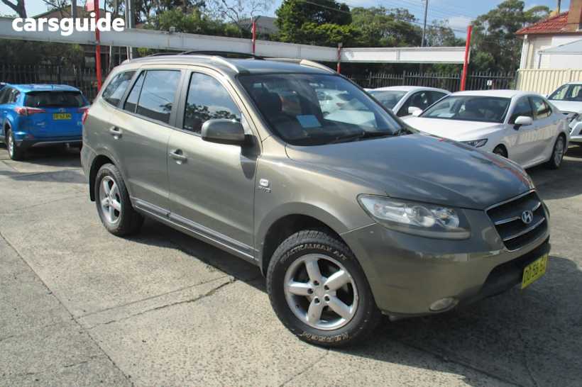 Grey 2009 Hyundai Santa FE Wagon Slx Crdi (4X4)