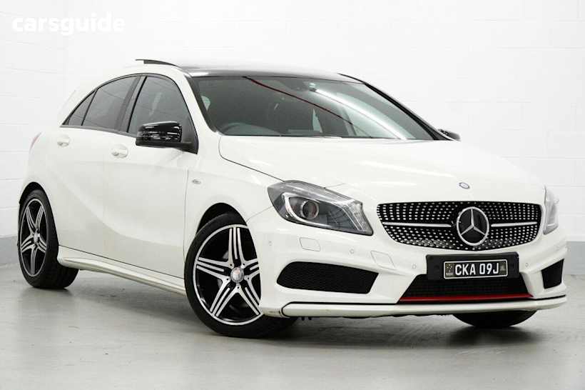 White 2014 Mercedes-Benz A-CLASS Hatch A250 SPORT F