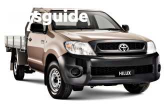 White 2009 Toyota Hilux Cab Chassis Workmate