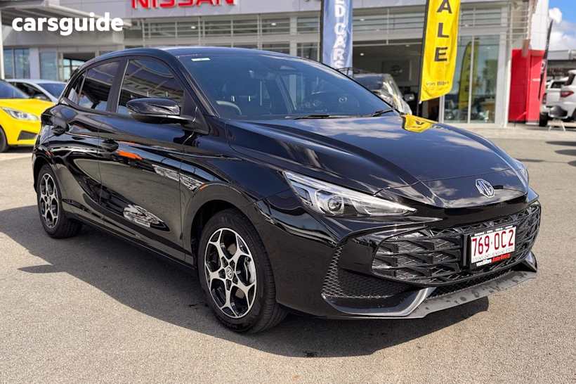 Black 2024 MG MG3 Hatchback Excite (With Navigation)