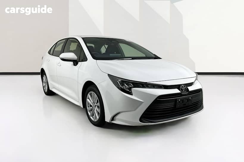 White 2024 Toyota Corolla Sedan Ascent Sport