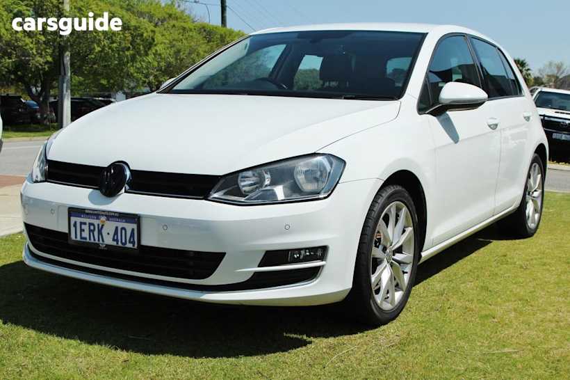 White 2015 Volkswagen Golf Hatchback 103 Tsi Highline