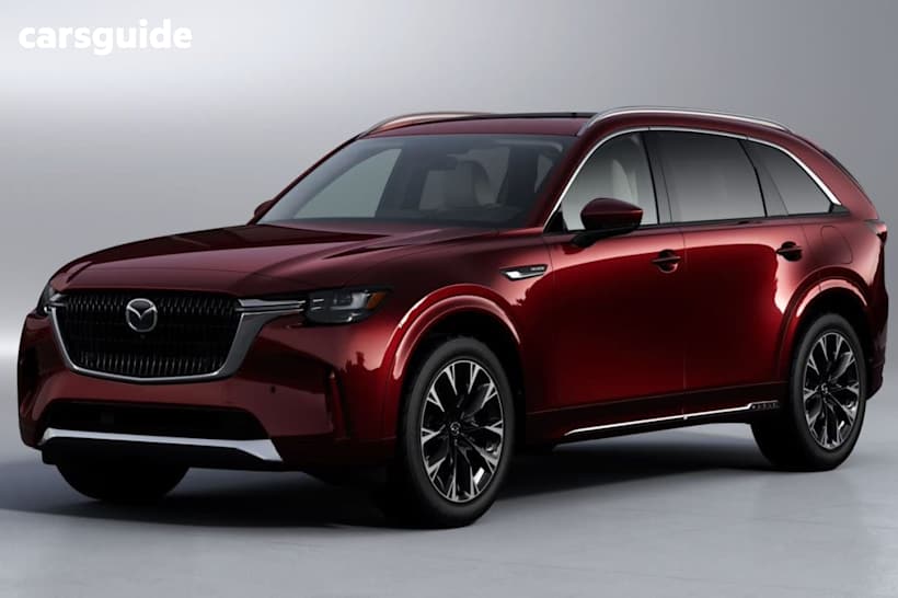 Grey 2025 Mazda CX-90 Wagon G50E Touring Mhev