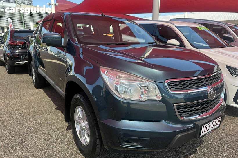 Blue 2014 Holden Colorado Crew Cab Pickup Lx (4X4)