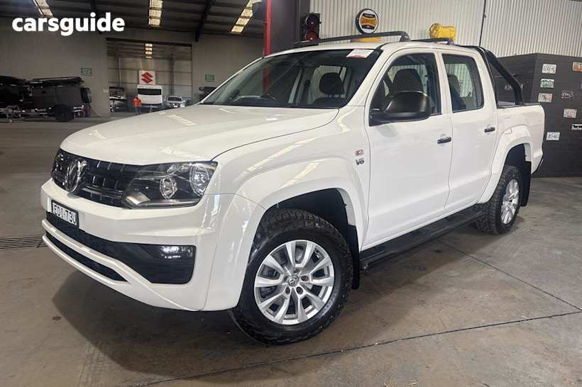 White 2019 Volkswagen Amarok Dual Cab Utility V6 Tdi 550 Core