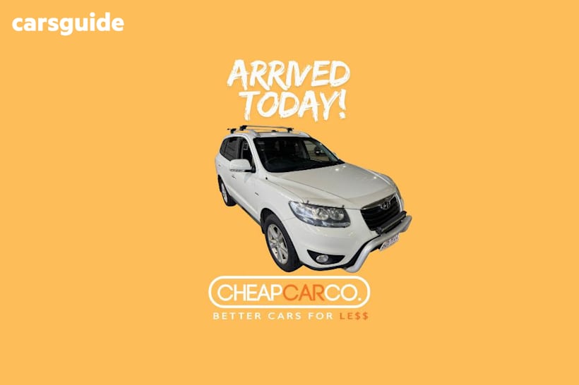 White 2011 Hyundai Santa FE Wagon Highlander Crdi (4X4)