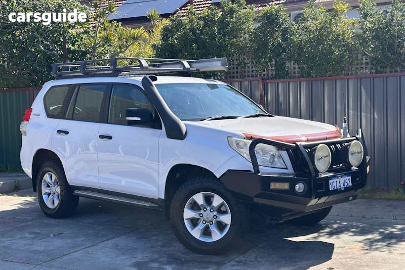 White 2010 Toyota Landcruiser SUV PRADO GX (4X4) KDJ150R