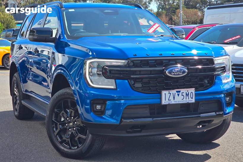 Blue 2024 Ford Everest Wagon Sport (Rwd)