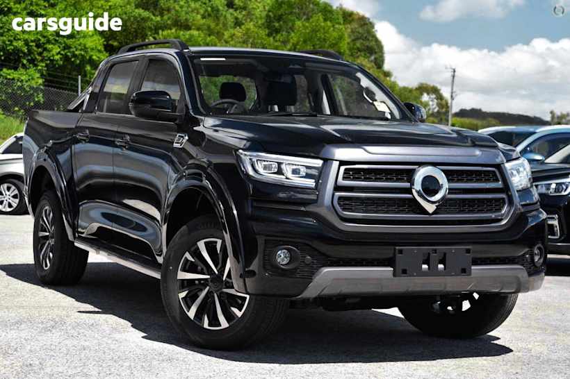 Black 2025 GWM Cannon Ute Tray LUX 4X4