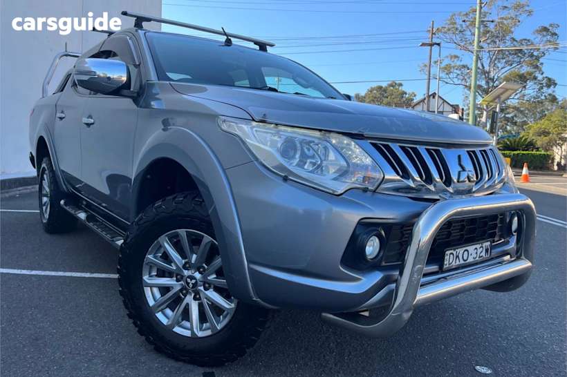 Grey 2016 Mitsubishi Triton Dual Cab Utility Gls (4X4)