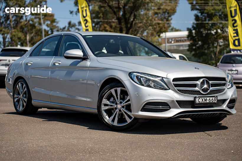 Silver 2014 Mercedes-Benz C-CLASS Sedan C200 R