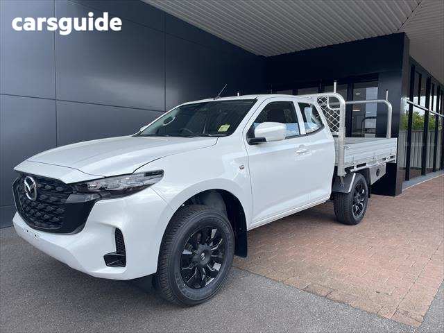 White 2025 Mazda BT-50 Ute Tray XT
