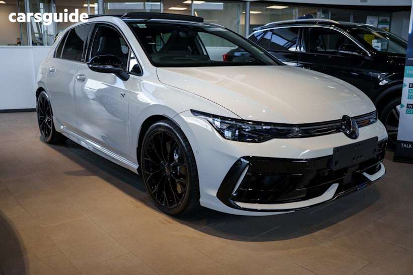 White 2025 Volkswagen Golf Hatchback R Black Edition