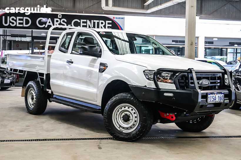 White 2022 Ford Ranger Ute Tray XL 4X4