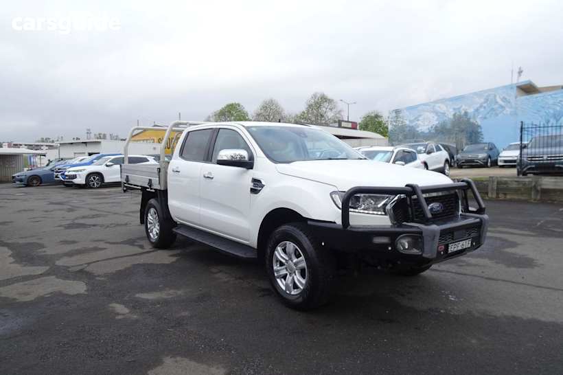 White 2022 Ford Ranger Ute Tray XLT 4X4