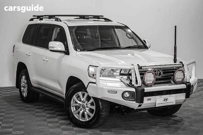 White 2019 Toyota Landcruiser Wagon Lc200 Vx (4X4)