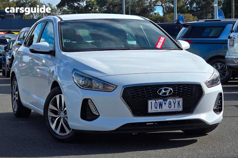 White 2018 Hyundai I30 Hatchback Active