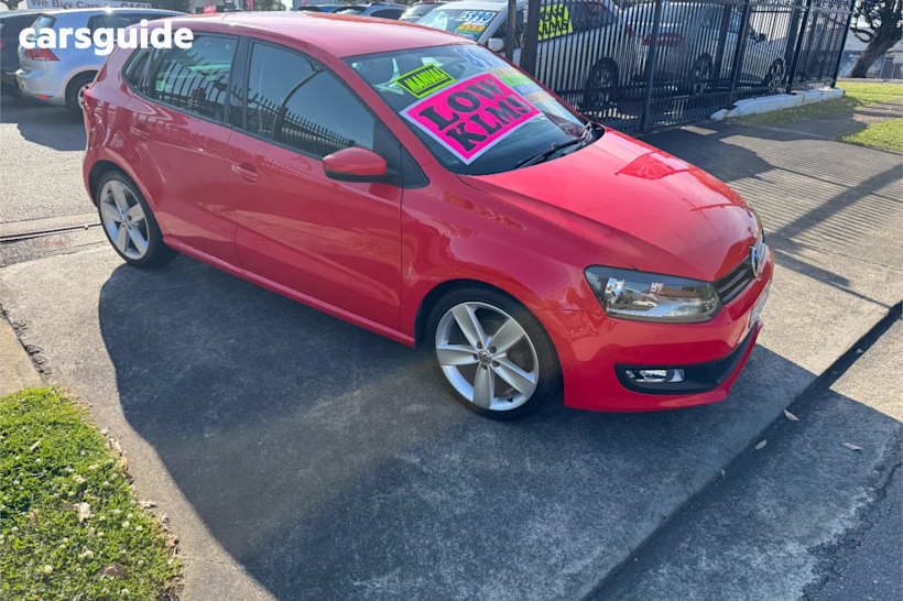 Red 2013 Volkswagen Polo Hatchback 77 Tsi Comfortline
