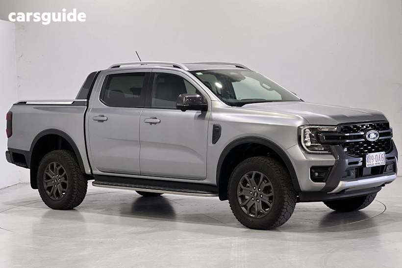 Silver 2023 Ford Ranger Ute Tray WILDTRAK 4X4