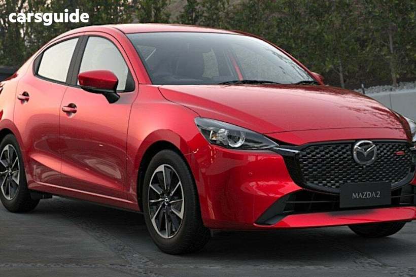 Red 2025 Mazda Mazda2 Sedan G15 Gt