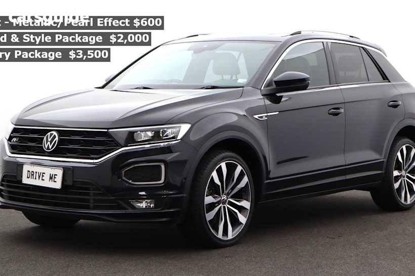 Black 2021 Volkswagen T-ROC SUV 140TSI SPORT 4WD