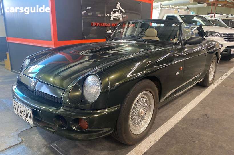 Green 1995 MG RV8 Convertible