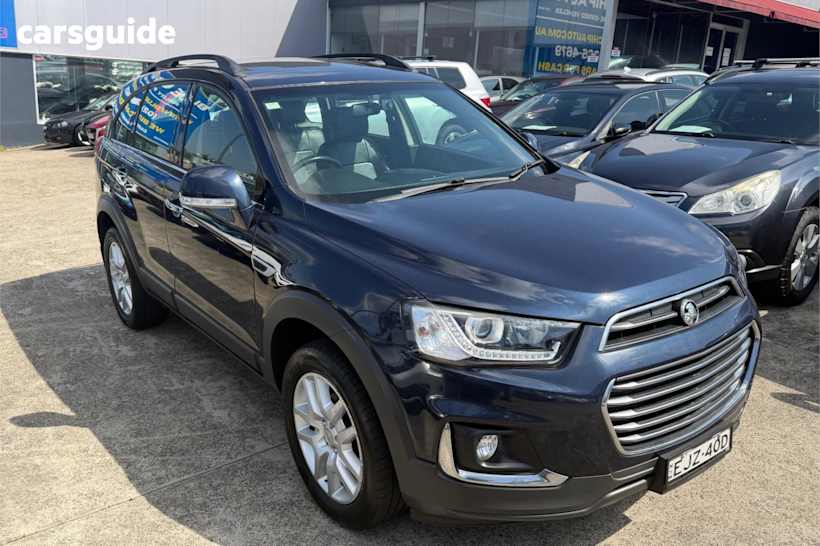 Blue 2017 Holden Captiva Wagon Active 7 Seater