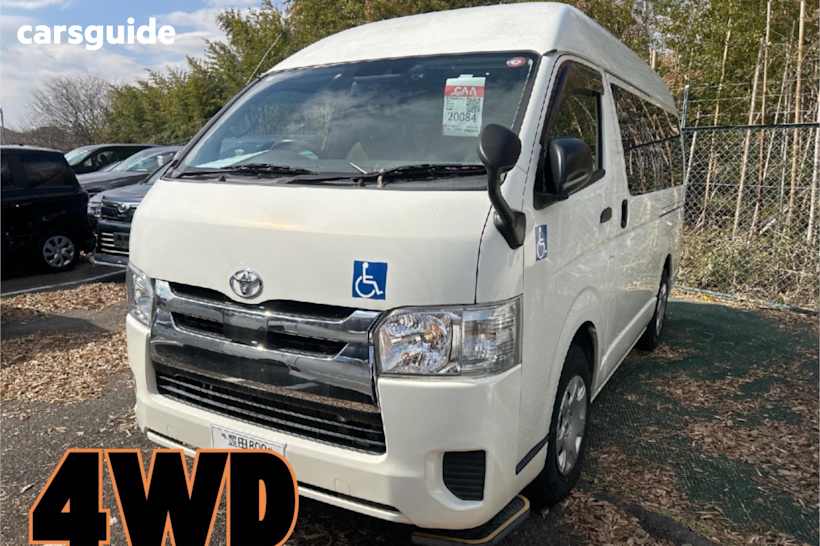 White 2018 Toyota HiAce Commercial 4WD HIGH ROOF