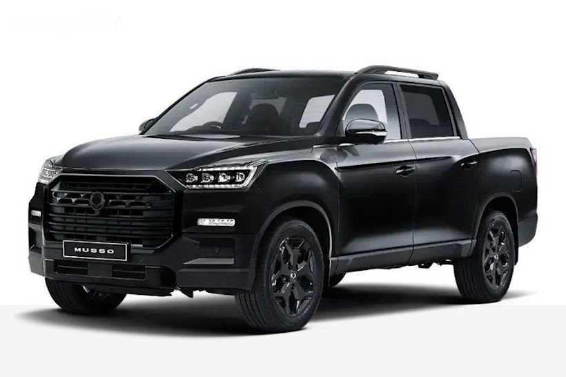 Black 2025 Kgm Musso Crew Cab Pickup Ultimate