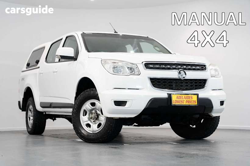 White 2015 Holden Colorado Ute Tray